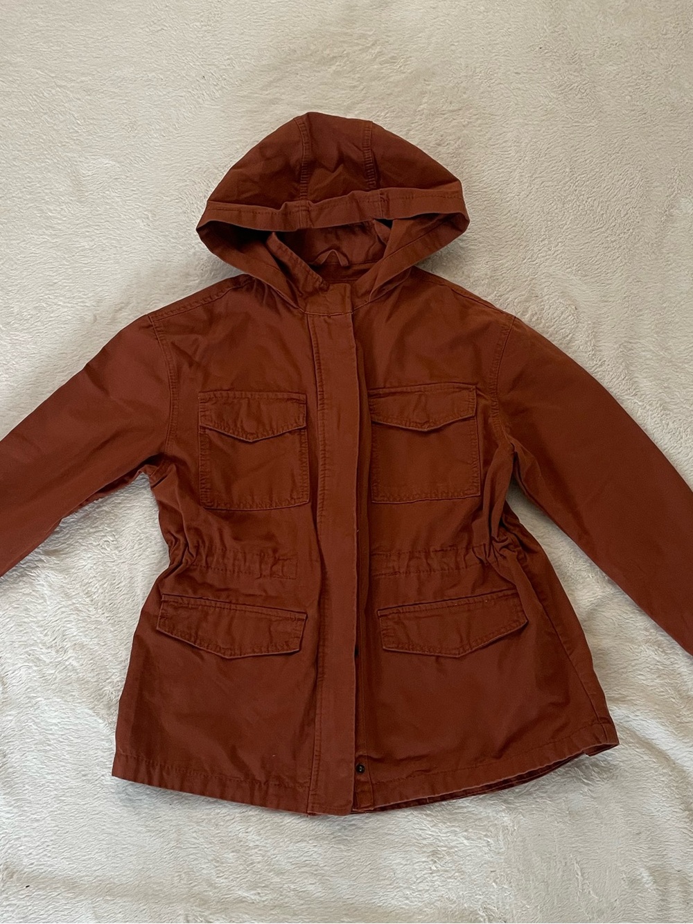 NWT Universal Thread Canvas Utility Hooded Chore Barn Jacket Size M - Picture 2 of 10